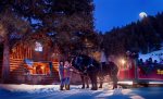 Sleigh Ride To Trail Creek Cabin for Dinner